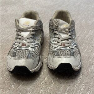 New Balance Kids Sneakers - Gray and Cream